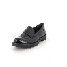 Mocassins noire Tamaris synthétique vernis